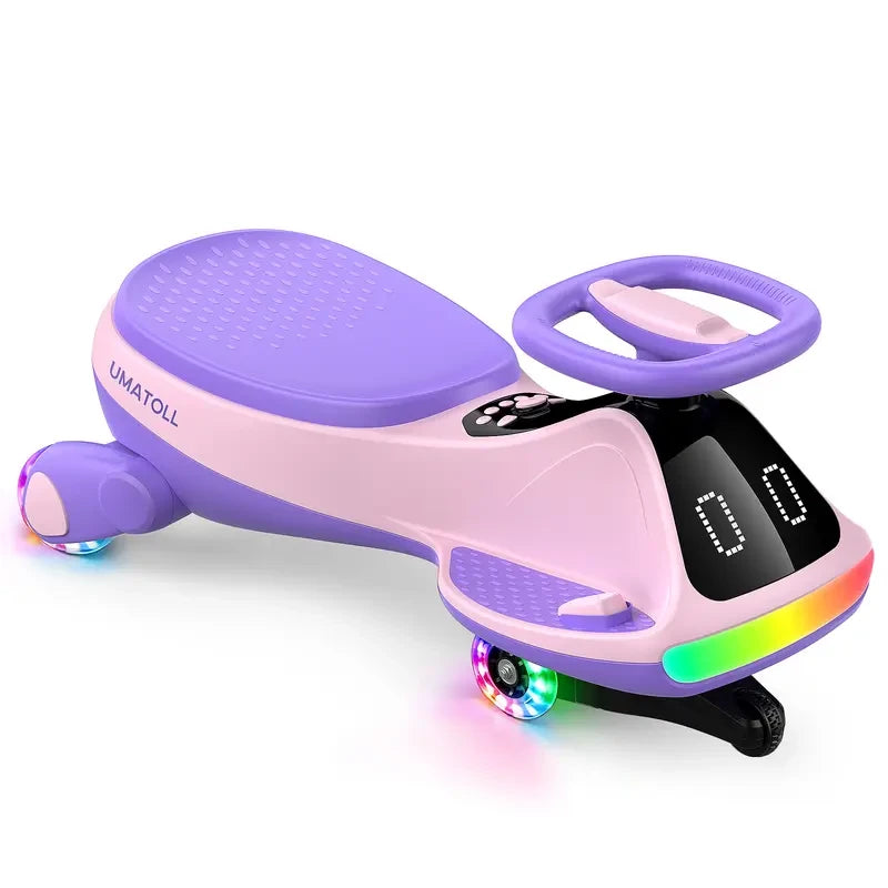 Electric Wiggle Car with LED Lights