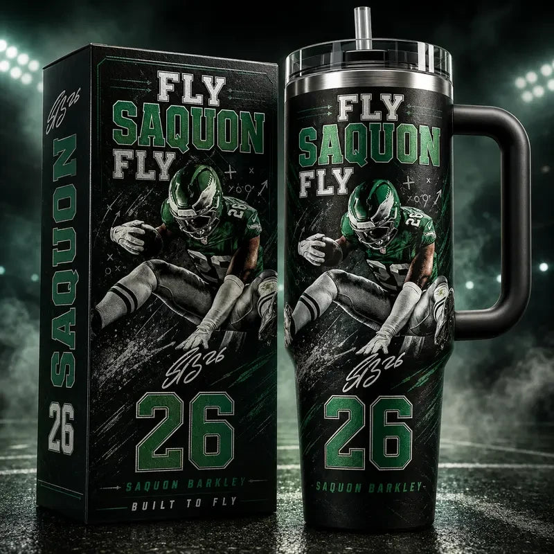 Saquon Barkley Eagles Insulated Travel Tumbler