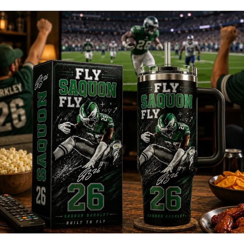 Saquon Barkley Eagles Insulated Travel Tumbler