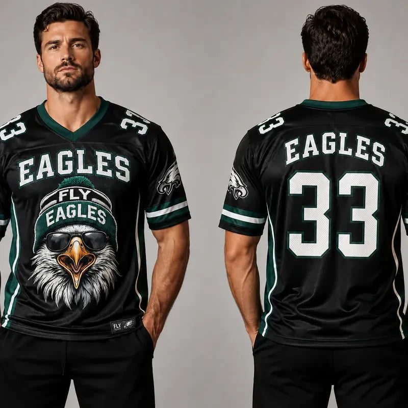 Custom Eagles Football Jersey