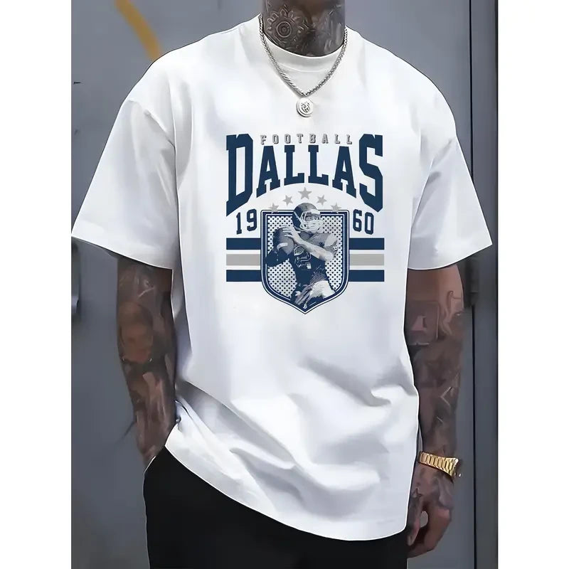 Printed Cotton Dallas T-Shirt
