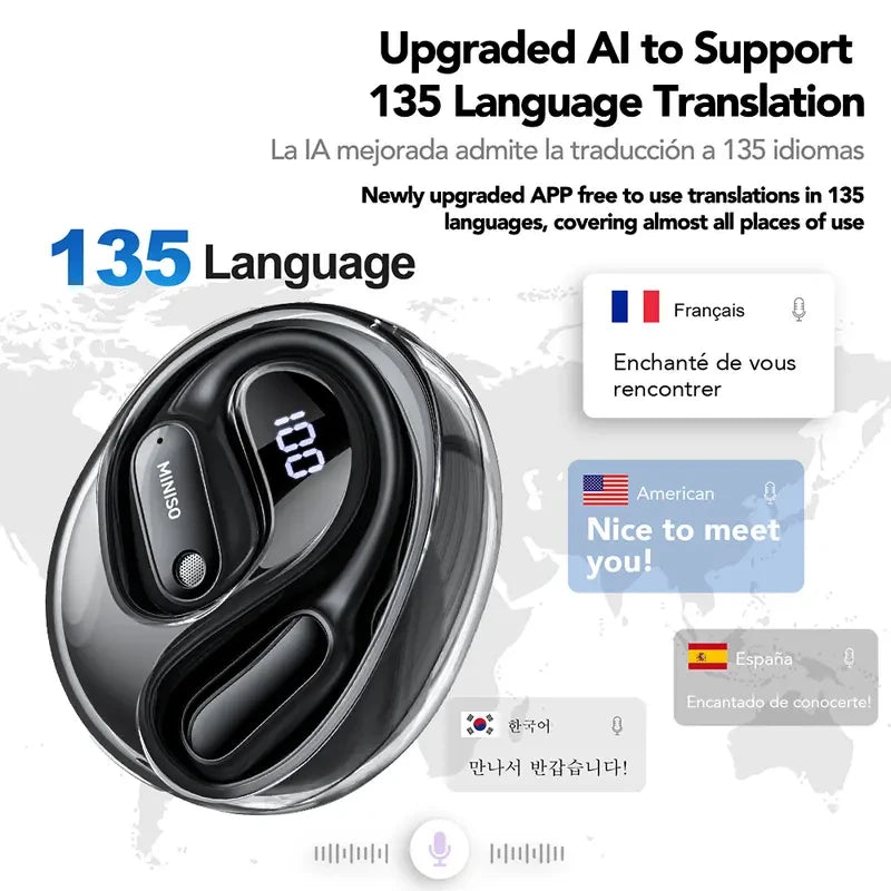 MINISO MS190 AI Translation Wireless Earbuds