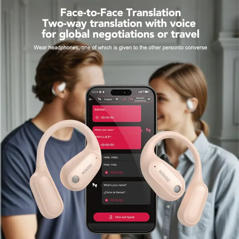 MINISO MS190 AI Translation Wireless Earbuds
