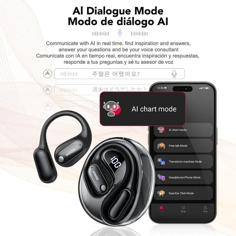 MINISO MS190 AI Translation Wireless Earbuds