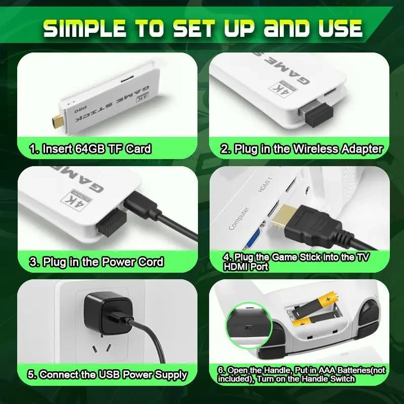 Retro Game Stick Console