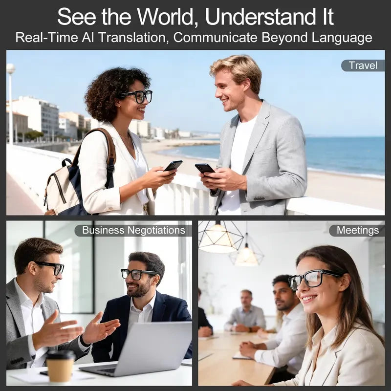 Smart AI Camera Glasses
