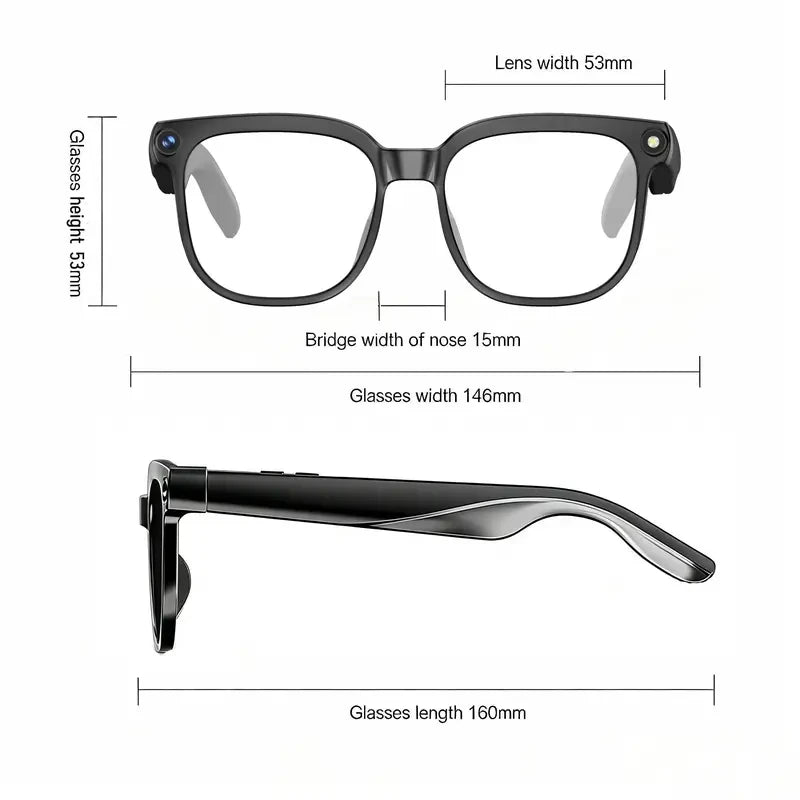 Smart AI Camera Glasses