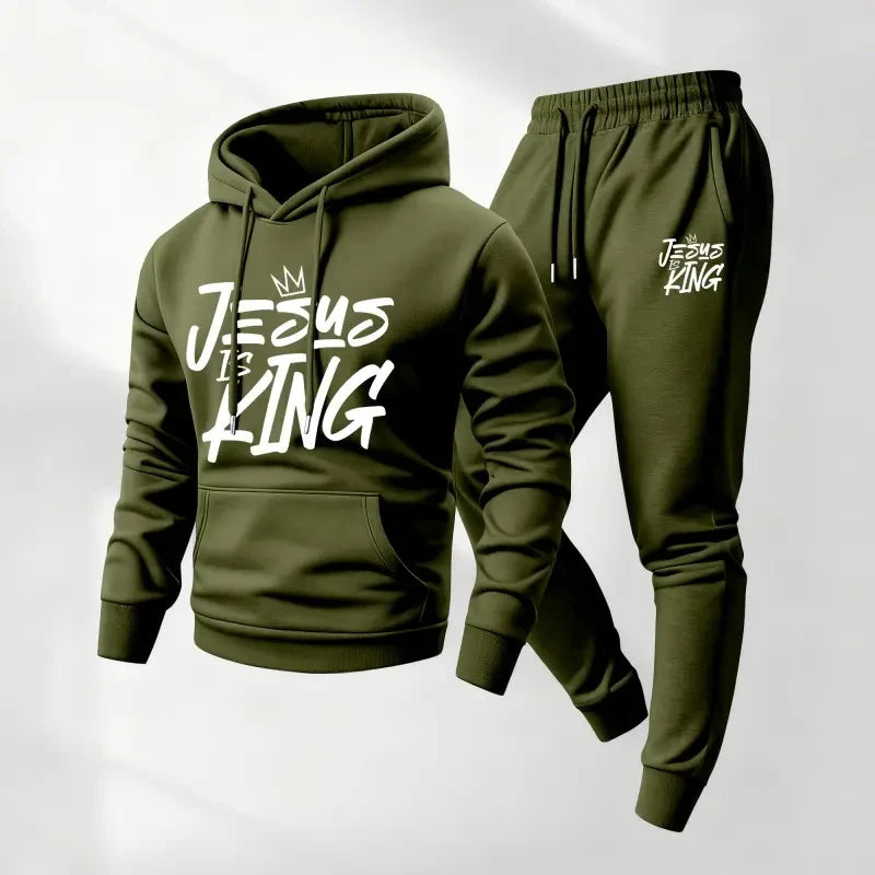 Jesus Is King Menswear Tracksuit Set