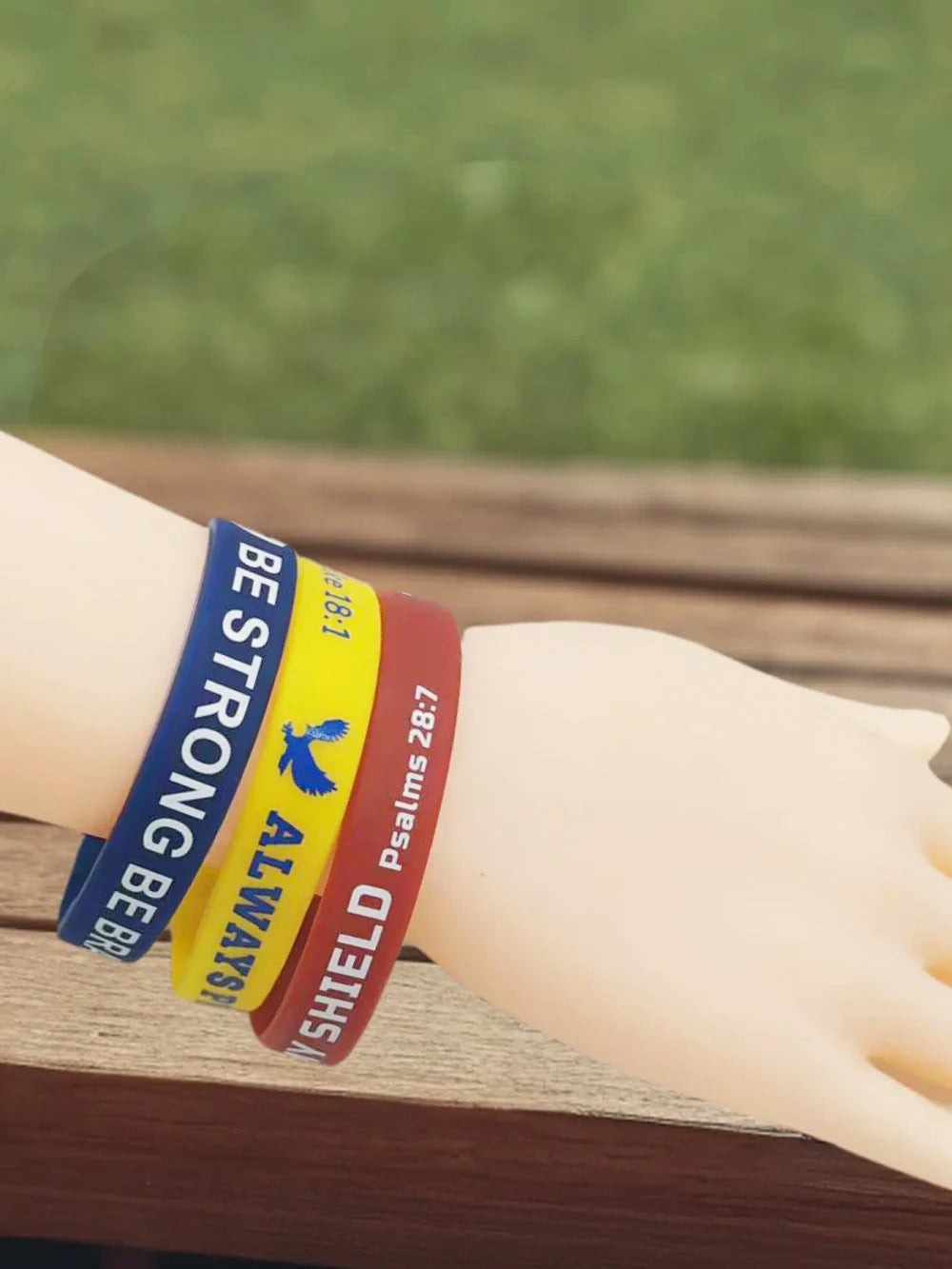 Silicone Bible Verse Bracelets