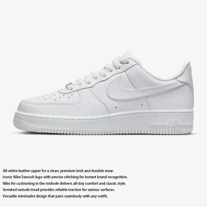 White Leather Casual Sneaker