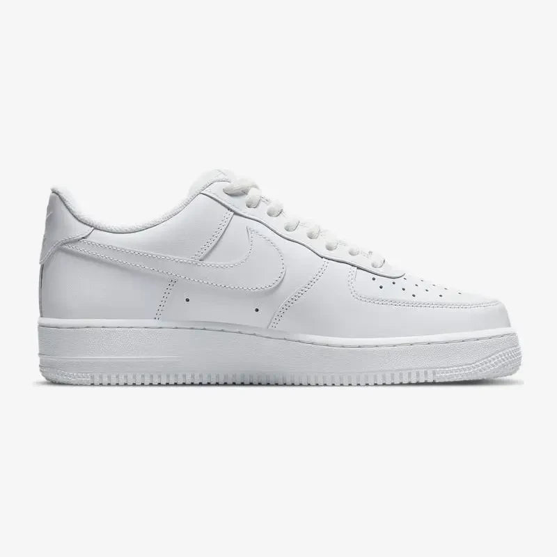 White Leather Casual Sneaker