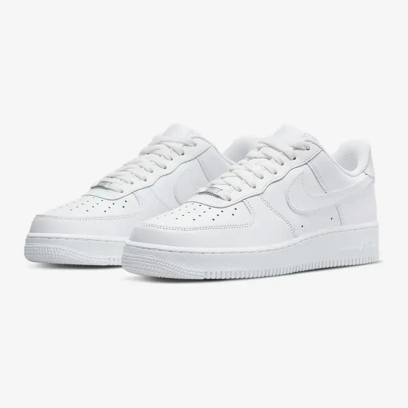 White Leather Casual Sneaker