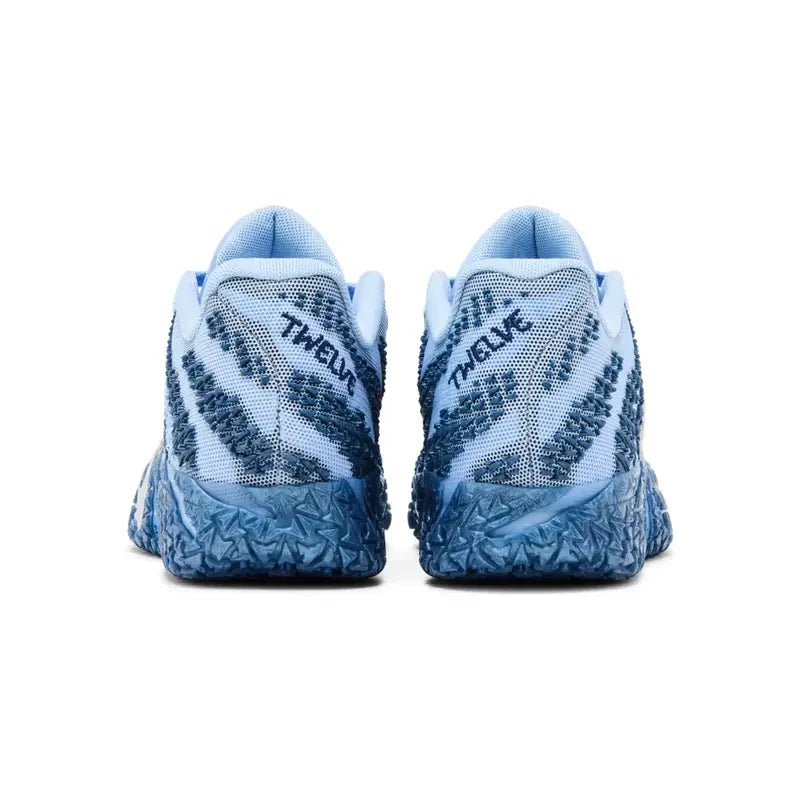 Light Blue Knit Walking Shoes