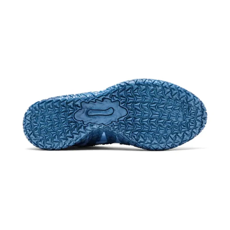 Light Blue Knit Walking Shoes