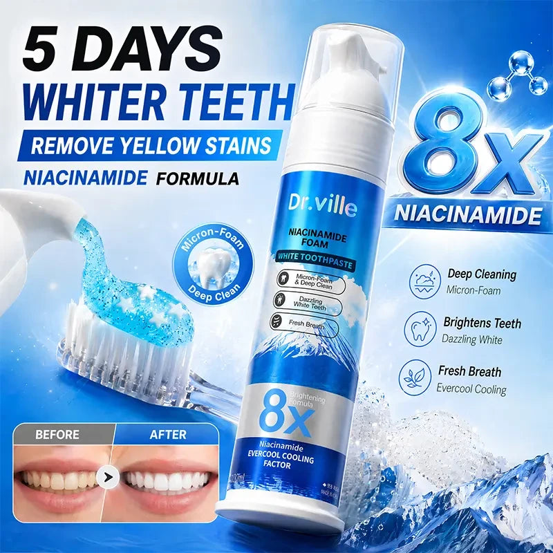 Charcoal Niacinamide Foaming Toothpaste