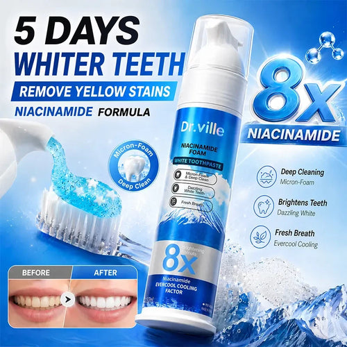 Charcoal Niacinamide Foaming Toothpaste