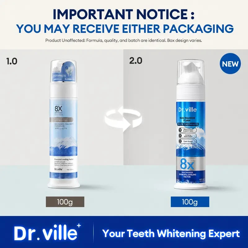 Charcoal Niacinamide Foaming Toothpaste