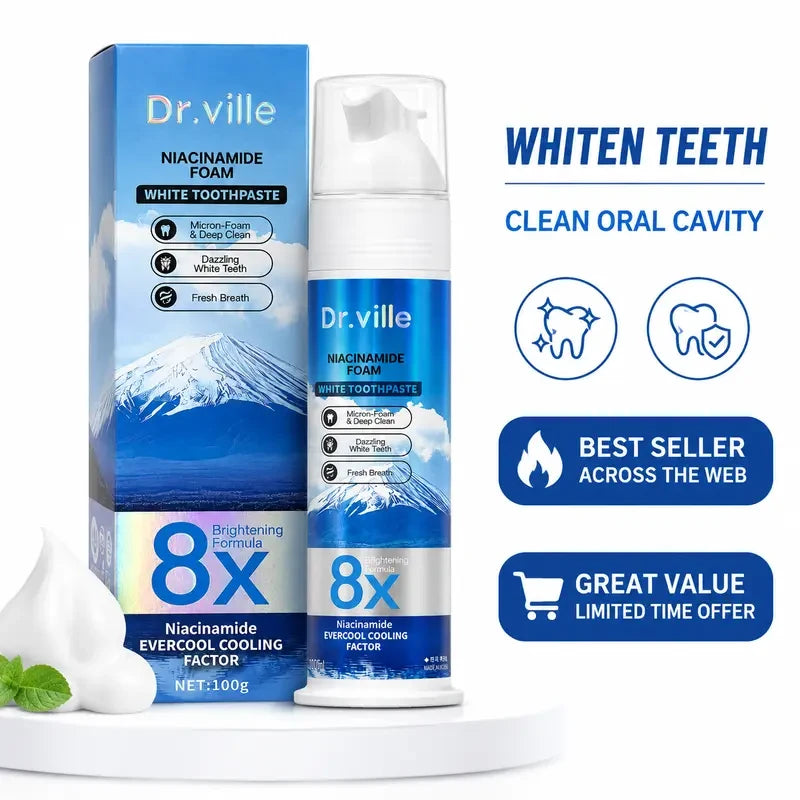 Charcoal Niacinamide Foaming Toothpaste