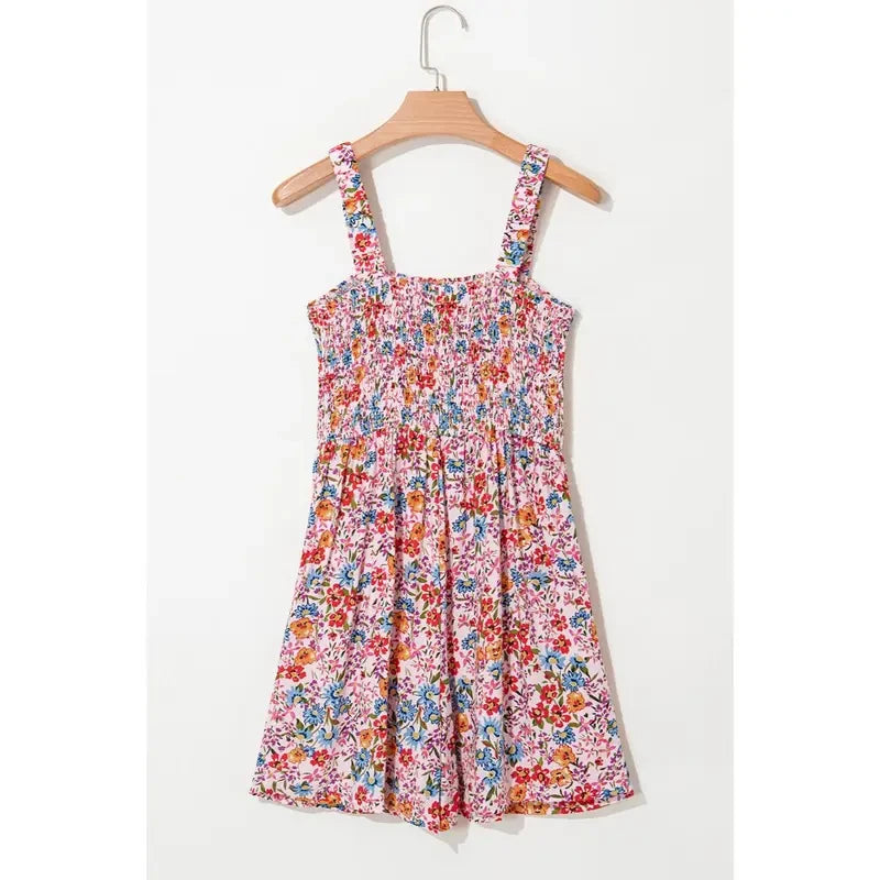 Floral Print Casual Romper