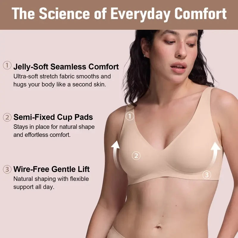 Seamless Wireless Push Up Bralette