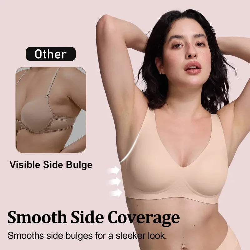 Seamless Wireless Push Up Bralette