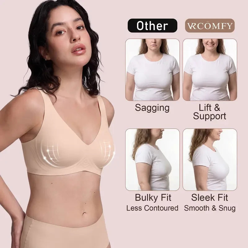 Seamless Wireless Push Up Bralette