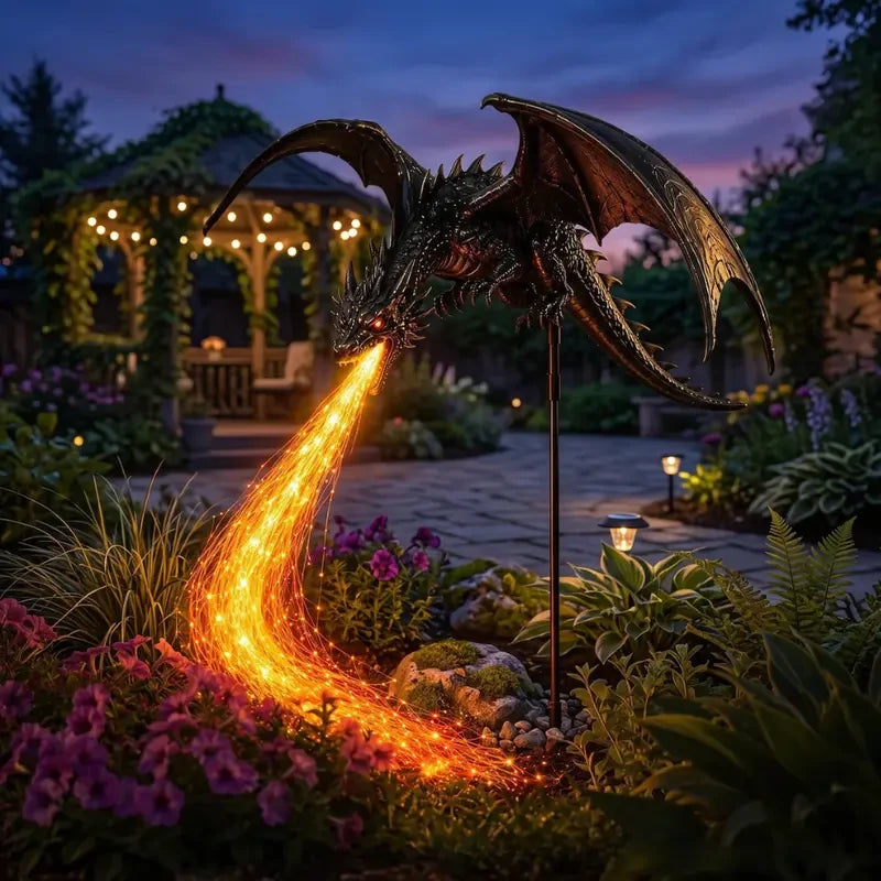 Flying Dragon Solar Garden Light