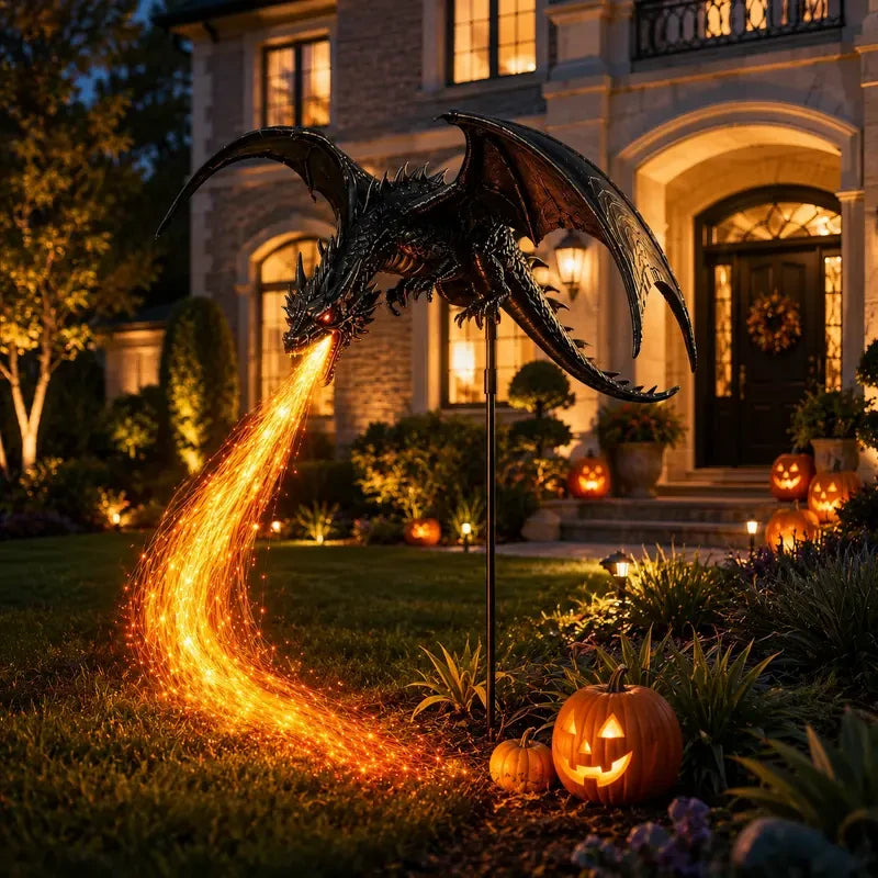 Flying Dragon Solar Garden Light