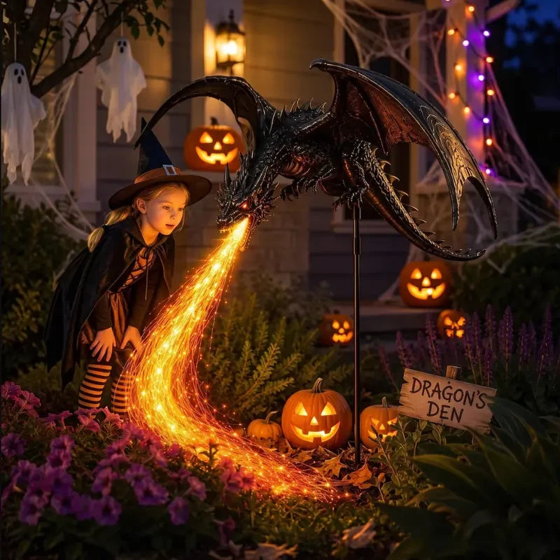 Flying Dragon Solar Garden Light