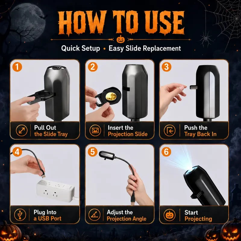 Halloween Projection Light
