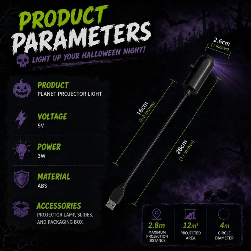 Halloween Projection Light