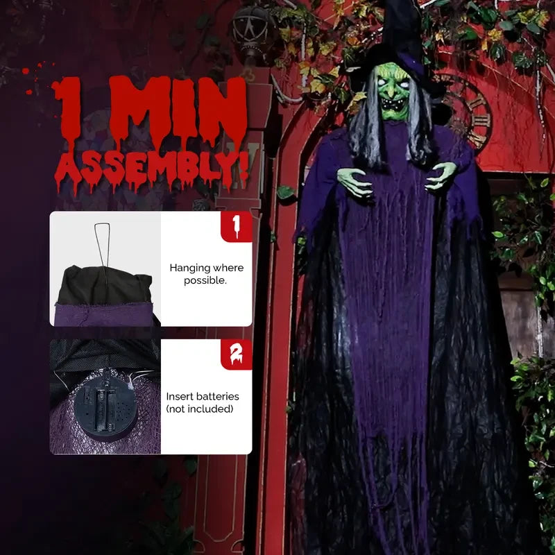 Spooky Halloween Hanging Hook Ornaments