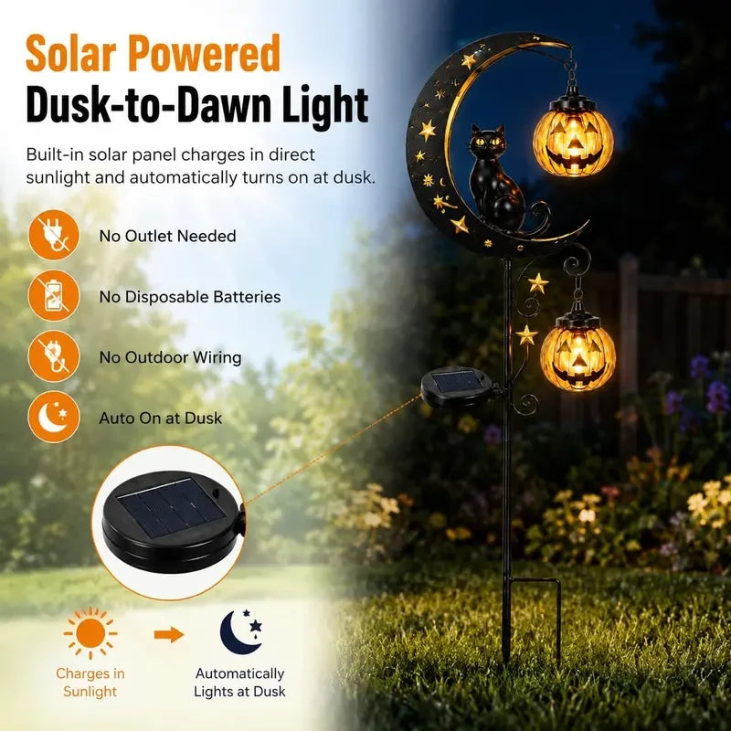 Solar Halloween Garden Stake Light