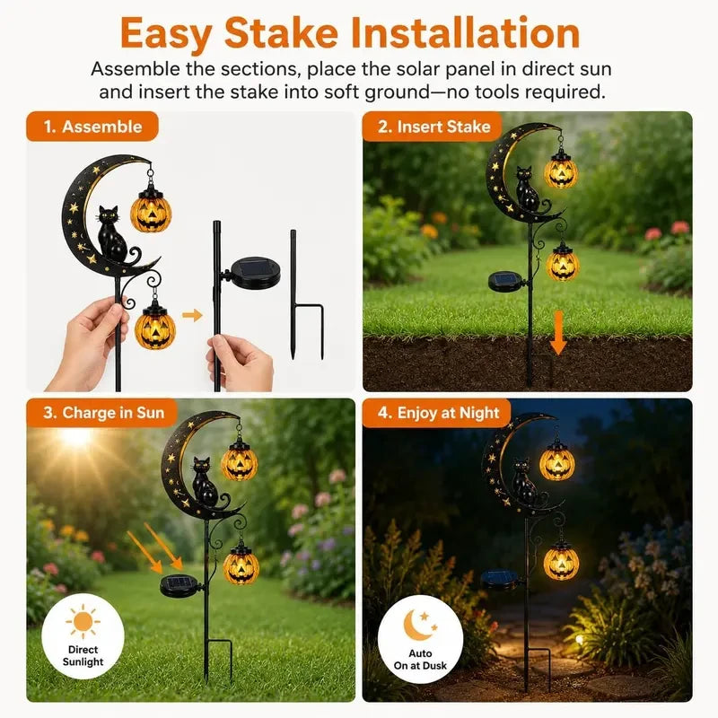 Solar Halloween Garden Stake Light