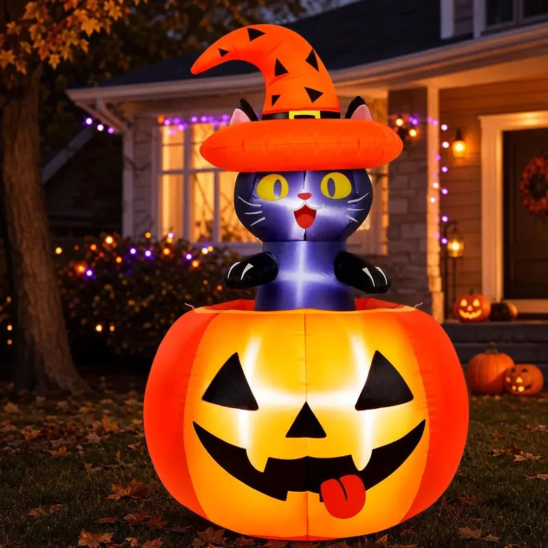 Giant Inflatable Pumpkin Halloween Decor