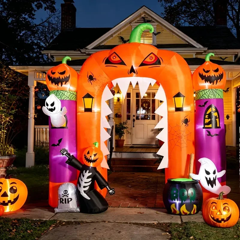Giant Inflatable Pumpkin Halloween Decor