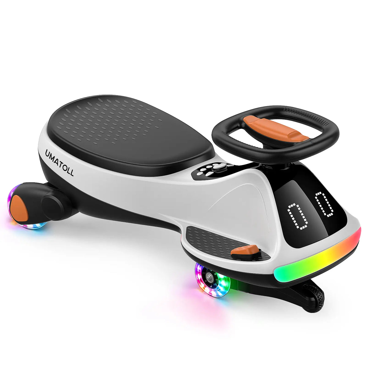 Electric Wiggle Car with LED Lights