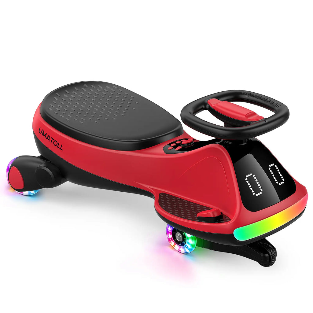 Electric Wiggle Car with LED Lights