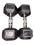 One set of two dumbbells 25 pounds each
