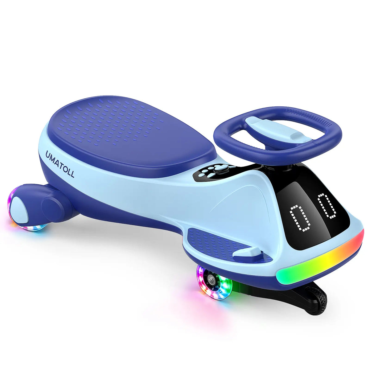 Electric Wiggle Car with LED Lights